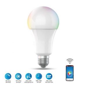 Bóng đèn LED Bulb RGB kết nối wifi 9w Rạng Đông