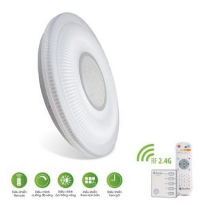 Đèn LED ốp trần D LN21L 500/40W – điều khiển bằng Remote Rạng Đông