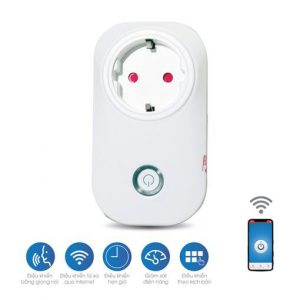 Ổ cắm thông minh điều khiển từ xa bằng wifi P E01 10A.WF Rạng Đông